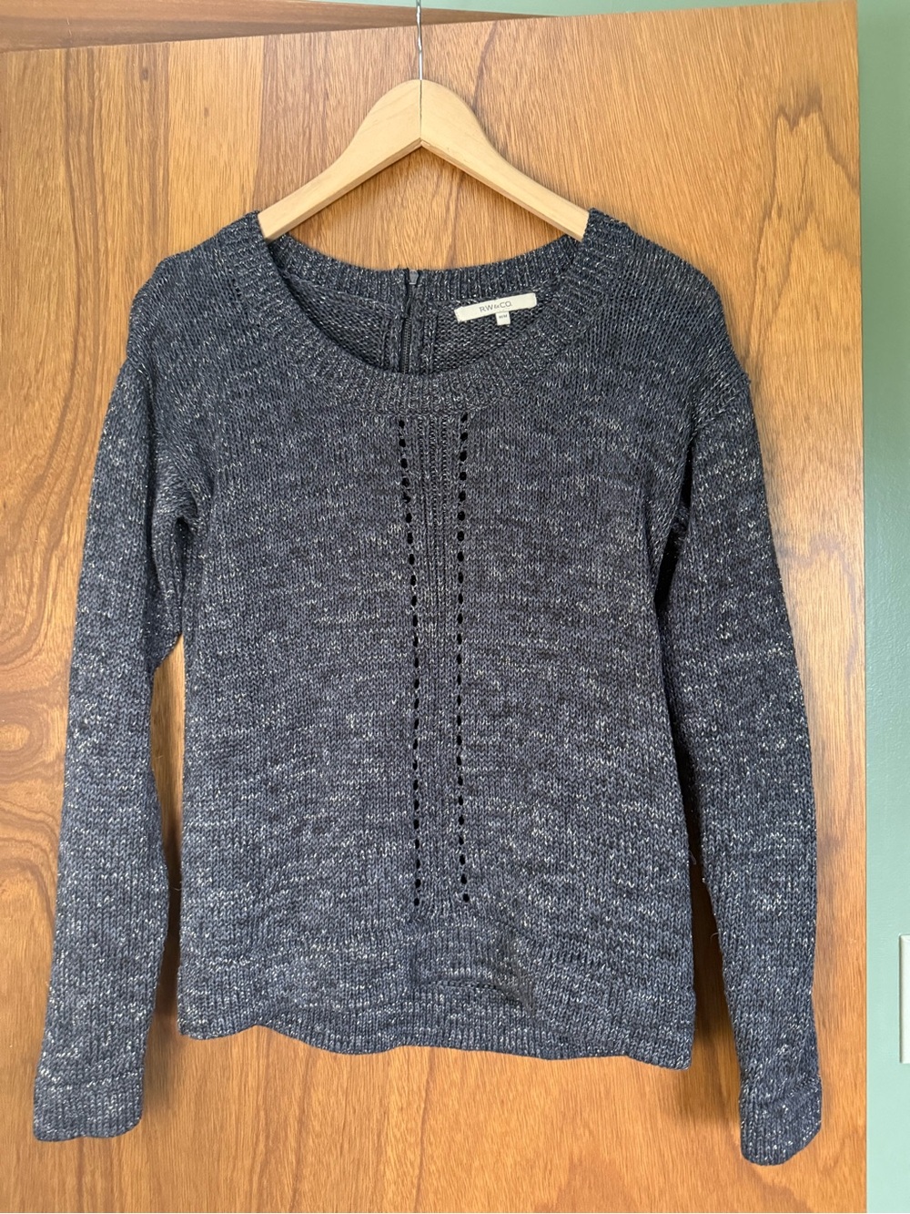 RW&CO. Charcoal Marled Crewneck Sweater